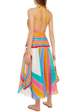 Load image into Gallery viewer, ZIMMERMANN FIESTA RAINBOW HALTER DRESS SIZE 12 - POSE dress hire
