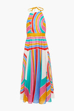 Load image into Gallery viewer, ZIMMERMANN FIESTA RAINBOW HALTER DRESS SIZE 12 - POSE dress hire
