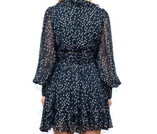 Load image into Gallery viewer, ZIMMERMANN LUREX WRAP MINI DRESS SIZE 14/12 - POSE dress hire
