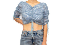 Load image into Gallery viewer, ALICE MCCALL LIKE A WOMAN TOP LIGHT BLUE SIZE 12
