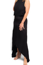 Load image into Gallery viewer, SABA BLACK MAXI DRESS SIZE 10
