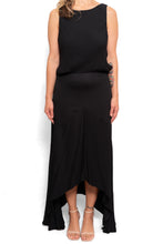 Load image into Gallery viewer, SABA BLACK MAXI DRESS SIZE 10
