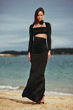 Load image into Gallery viewer, SONYA RUBA CUTOUT MAXI SIZE 12 - POSE dress hire
