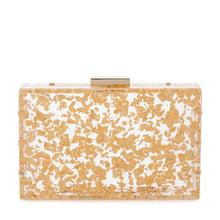 Load image into Gallery viewer, OLGA BERG CARMELLA FOIL CLUTCH - POSE dress hire
