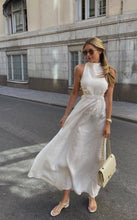 Load image into Gallery viewer, SIR THE LABEL ALENA LINEN MAXI DRESS WHITE SIZE 10
