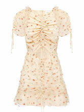 Load image into Gallery viewer, ALICE MCCALL PEACH CREAM MOOD FOR LOVE MINI DRESS SIZE 14 - POSE dress hire
