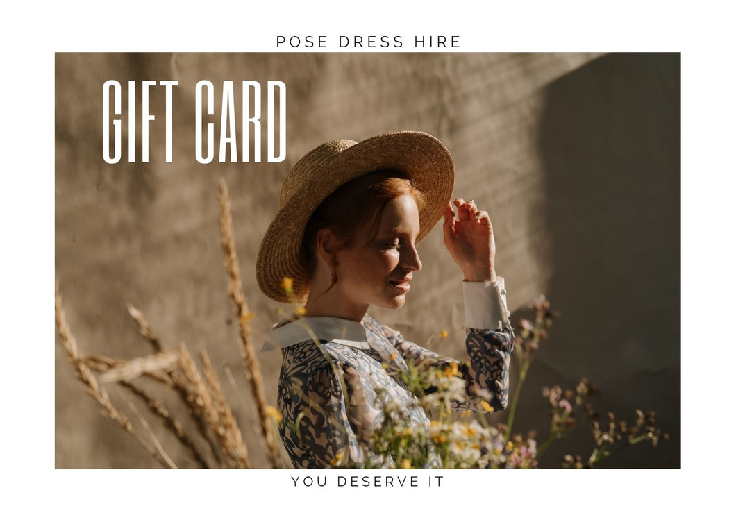 GIFT CARD - POSE dress hire